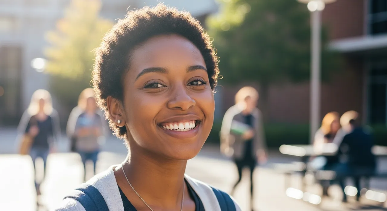 Portrait of Naledi Mokoena, UNISA student