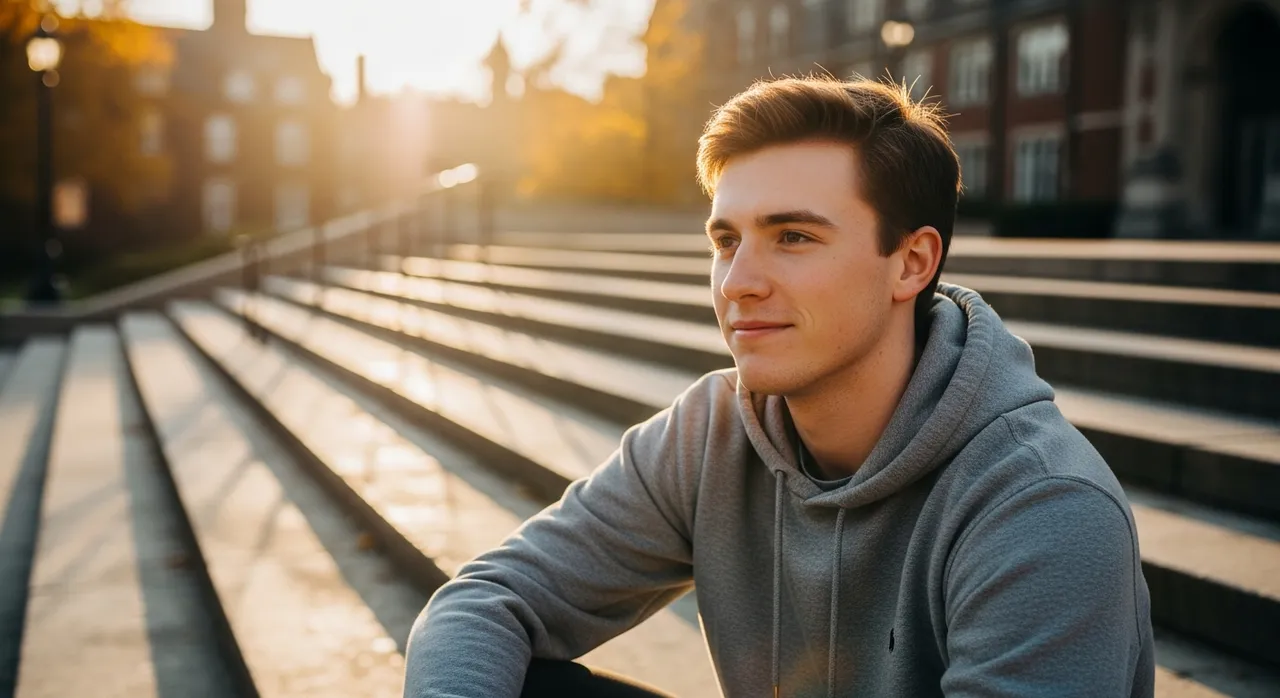 Portrait of Liam van der Merwe, UCT student